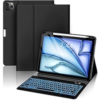Keyboard Case for iPad Air 5th Generation - Detachable Backlit